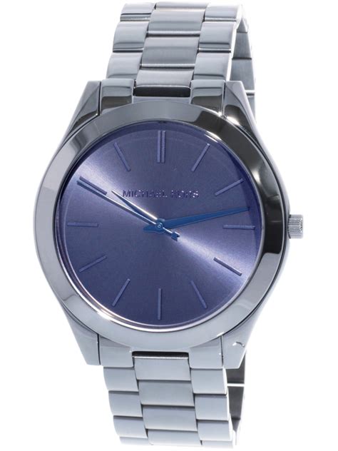 Women's Michael Kors Slim Runway Blue Steel Watch MK3419